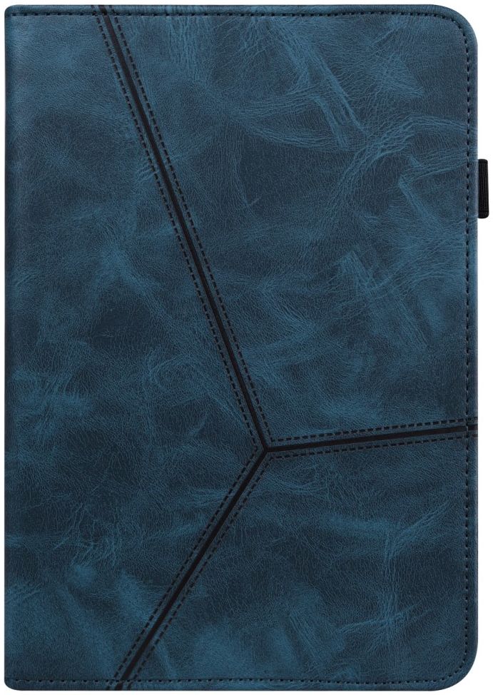 Apple iPad Mini 6 Hoes Tri-Fold Portemonnee Book Case Blauw afbeelding 2