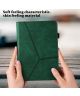 Apple iPad Mini 6 Hoes Tri-Fold Portemonnee Book Case Groen