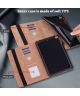 Apple iPad Mini 6 Hoes Tri-Fold Portemonnee Book Case Zwart