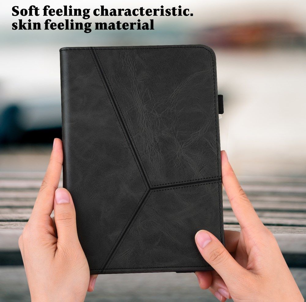 Apple iPad Mini 6 Hoes Tri-Fold Portemonnee Book Case Zwart afbeelding 8