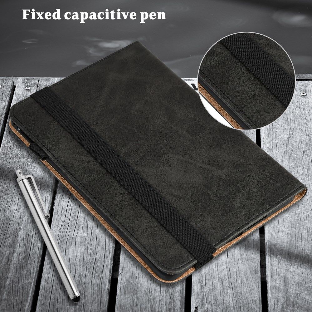Apple iPad Mini 6 Hoes Tri-Fold Portemonnee Book Case Zwart afbeelding 9