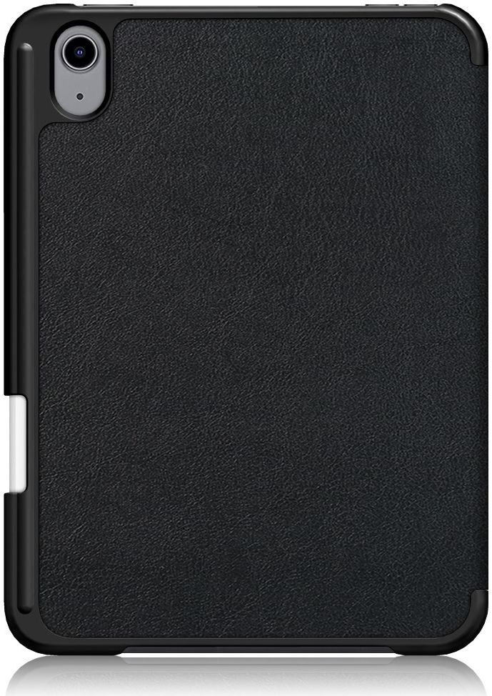 Apple iPad Mini 6 Hoes Tri-Fold Book Case Kunstleer Zwart afbeelding 10