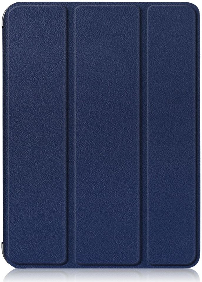 Apple iPad Mini 7 / 6 Hoes Tri-Fold Book Case Kunstleer Donkerblauw afbeelding 2