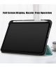 Apple iPad Mini 6 Hoes Tri-Fold Book Case Kunstleer Rood