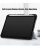 Apple iPad Mini 6 Hoes Tri-Fold Book Case Kunstleer Groen