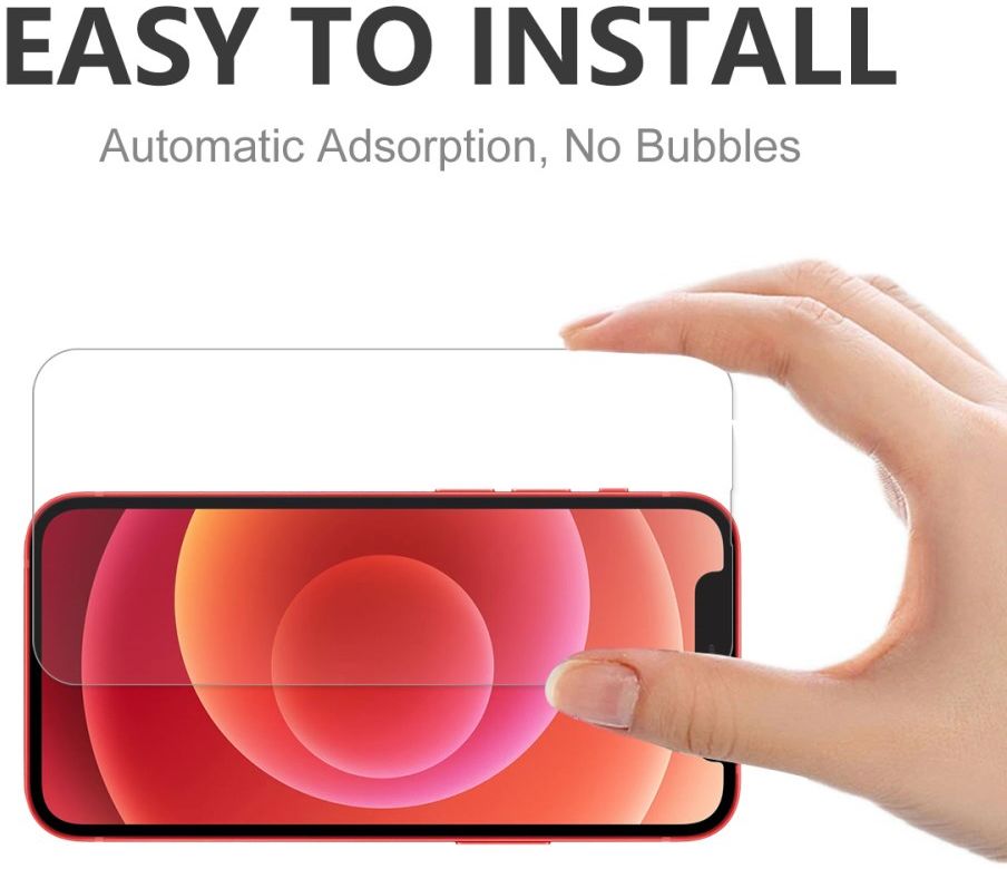 ENKAY Apple iPhone 13 Pro Max Hoesje TPU met Screenprotector Zwart afbeelding 2