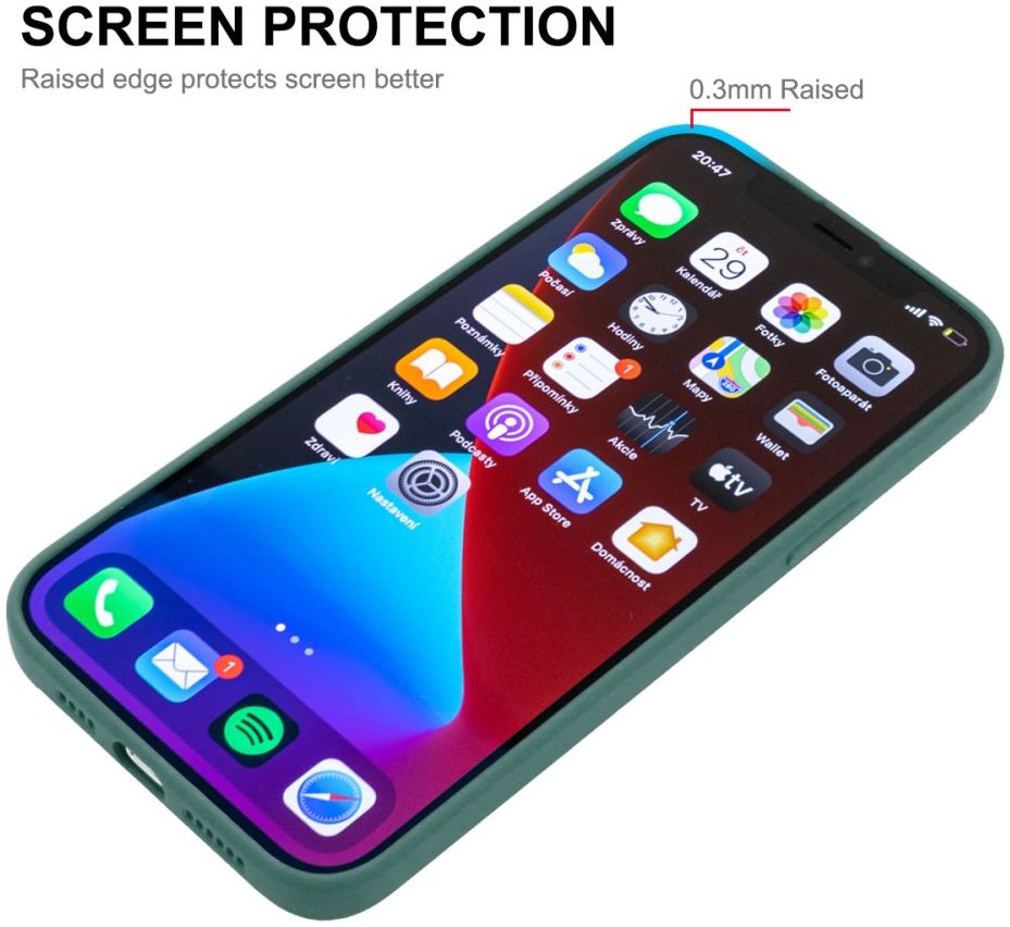 ENKAY Apple iPhone 13 Pro Max Hoesje TPU met Screenprotector Zwart afbeelding 8