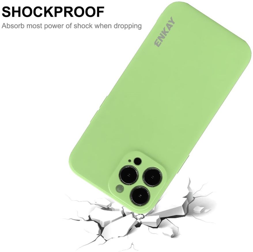 Apple iPhone 13 Mini Hoesje Siliconen Beige + Screen Protector 0.26mm afbeelding 7