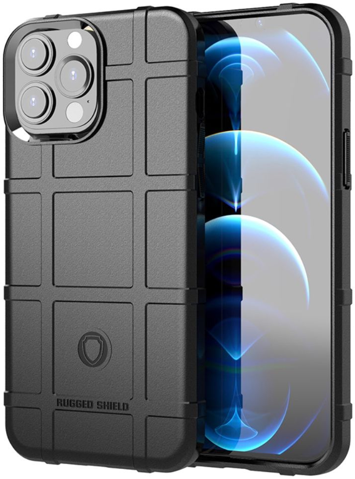 Apple iPhone 13 Pro Twill Texture Back Cover Zwart afbeelding 1