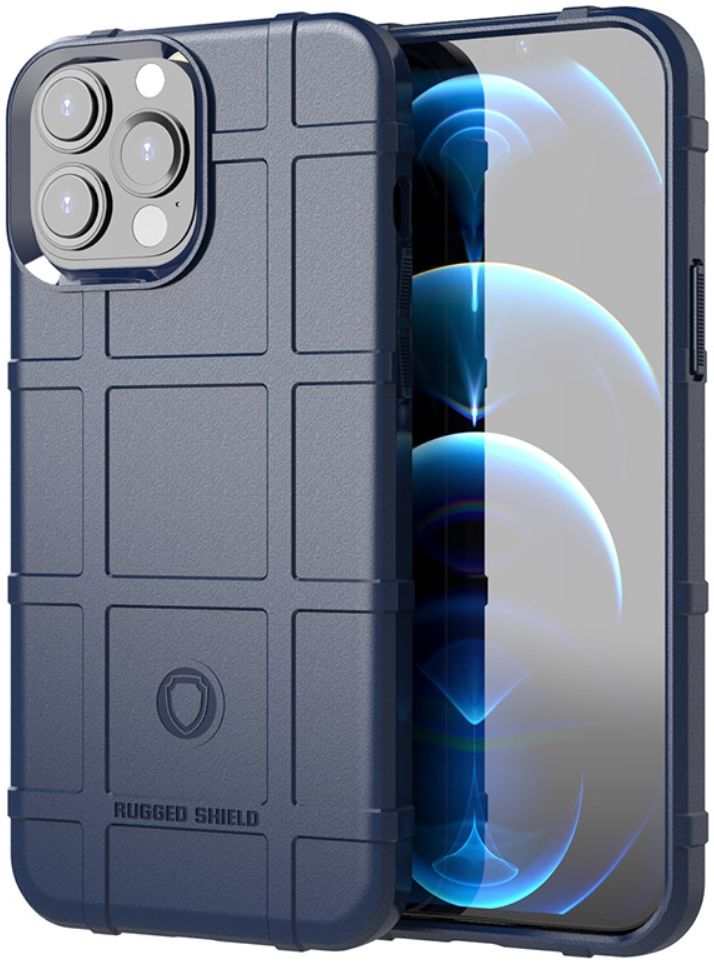 Apple iPhone 13 Pro Twill Texture Back Cover Blauw afbeelding 1