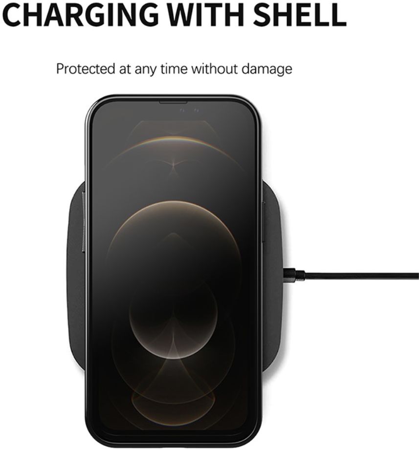 Apple iPhone 13 Hoesje TPU Thunder Design Back Cover Zwart afbeelding 5