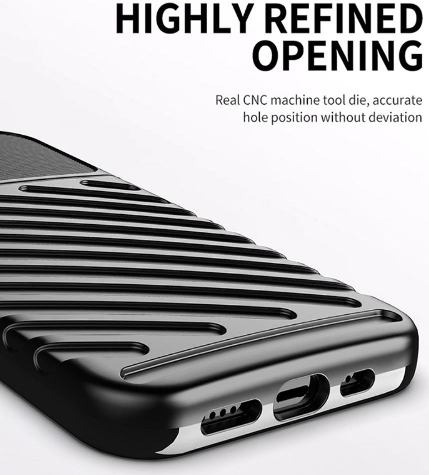 Apple iPhone 13 Hoesje TPU Thunder Design Back Cover Zwart afbeelding 6