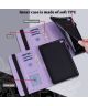 Apple iPad Mini 6 Hoes Portemonnee Book Case met Vlinder Print Paars