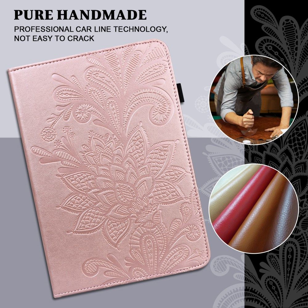 Apple iPad Mini 6 Hoes Portemonnee Book Case met Vlinder Print Roze afbeelding 4