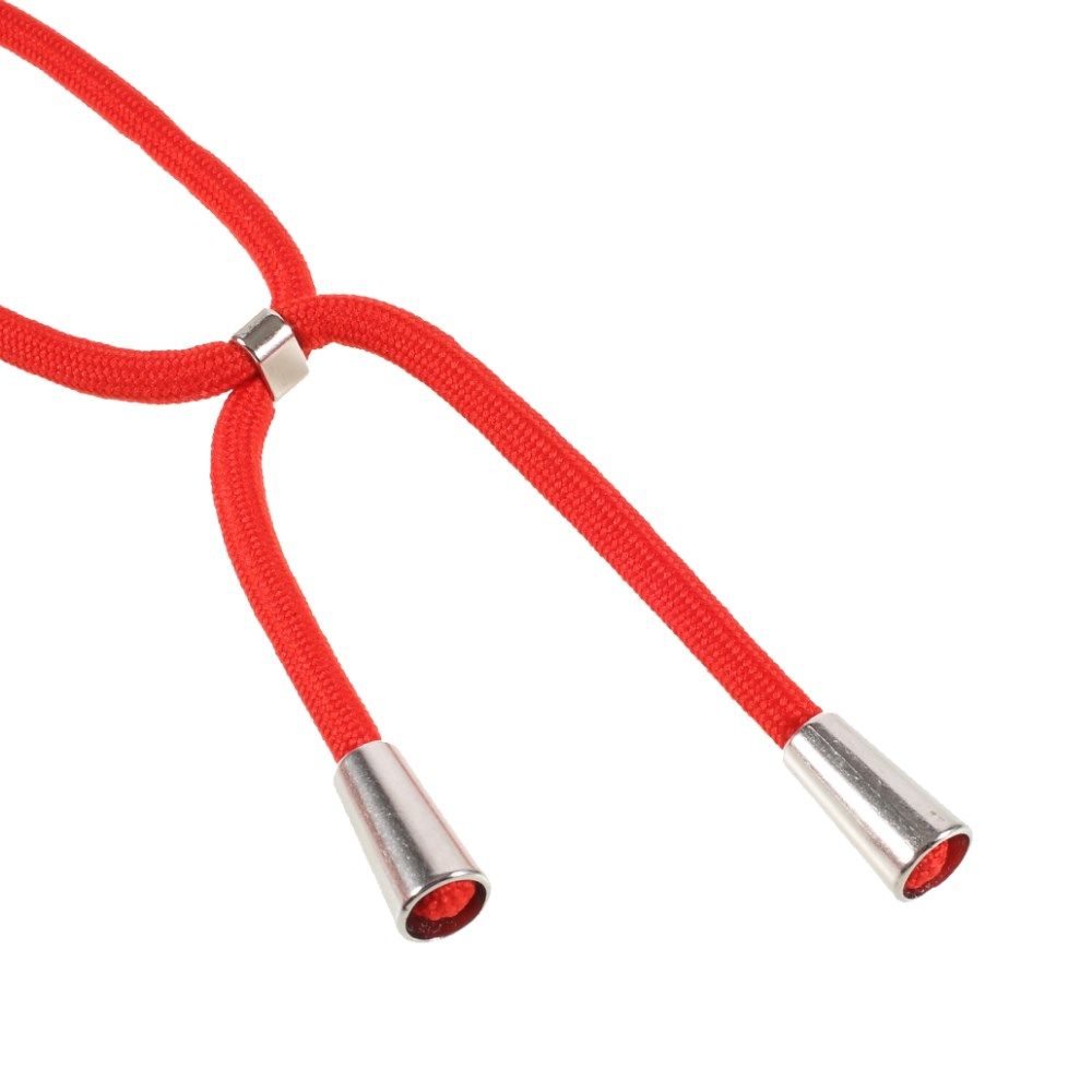 Samsung Galaxy A12 Hoesje met Koord Back Cover Keycord Rood afbeelding 6