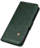 Motorola Moto G60s Hoesje Portemonnee Book Case Kunstleer Groen
