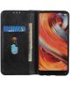 Motorola Moto G60s Hoesje Portemonnee Book Case Splitleer Zwart