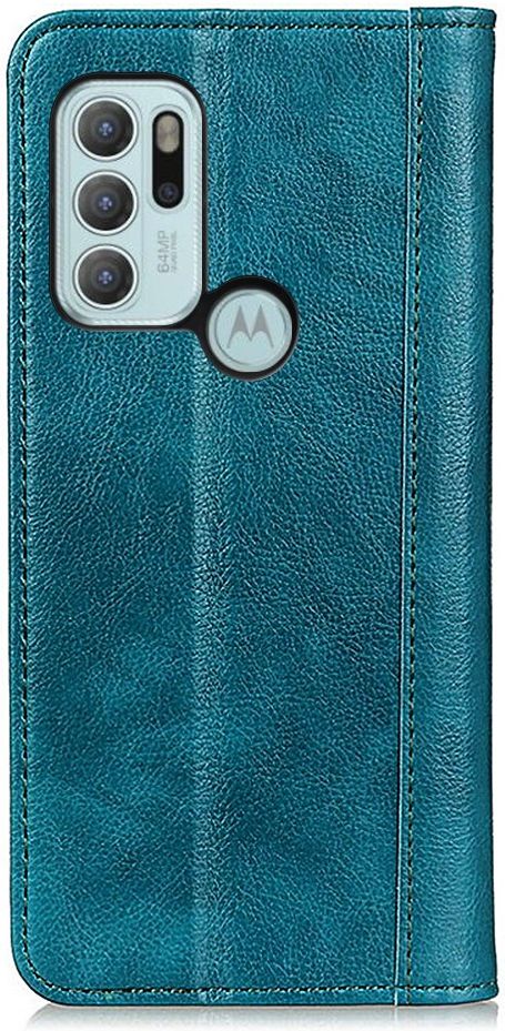 Motorola Moto G60s Hoesje Portemonnee Book Case Splitleer Groen afbeelding 7