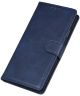 Motorola Moto G60s Hoesje Retro Wallet Book Case Kunstleer Blauw