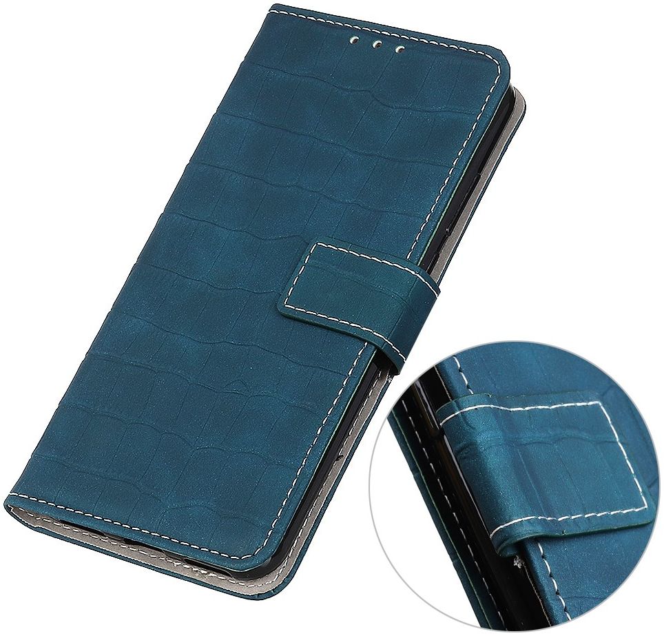 Motorola Moto G60s Hoesje Kunstleer Wallet Book Case Groen afbeelding 8