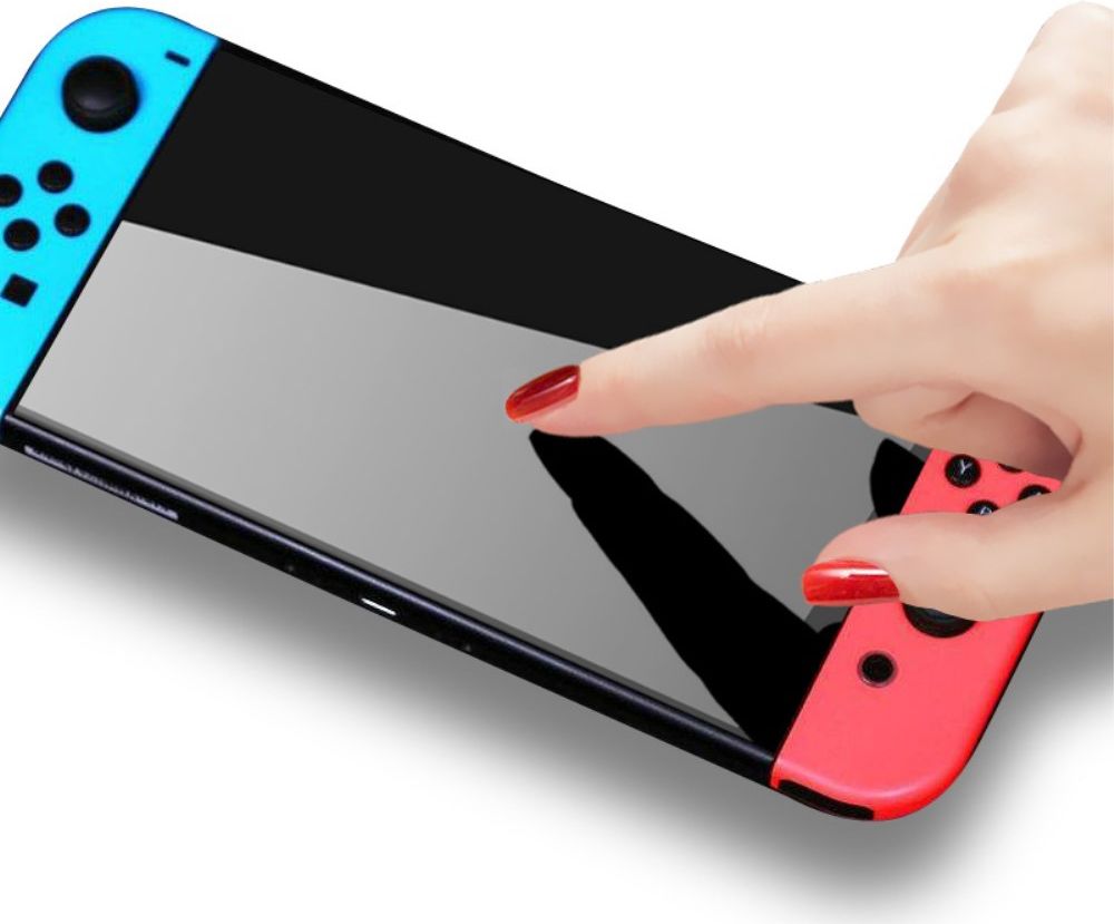 IMAK Nintendo Switch Screen Protector Ultra Clear Tempered Glass afbeelding 2
