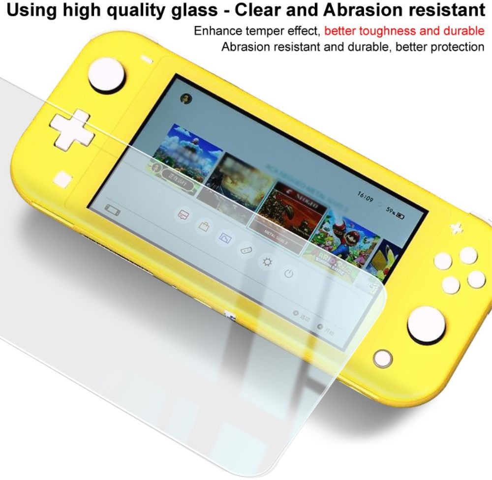 IMAK Nintendo Switch Screen Protector Ultra Clear Tempered Glass afbeelding 5