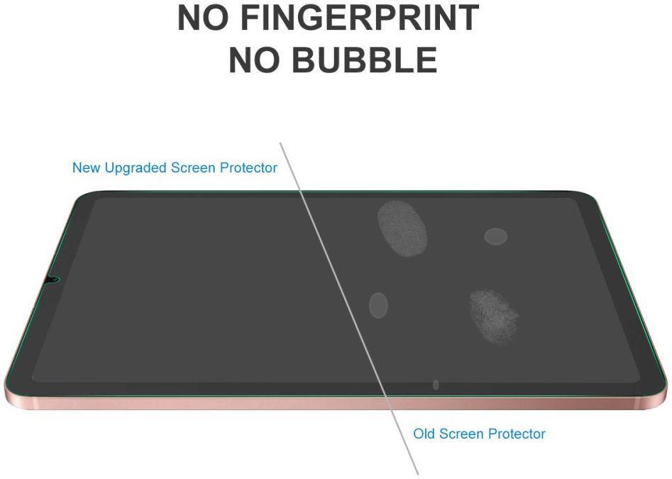 Apple iPad Mini 6 Screen Protector 9H Tempered Glass Full Cover 2-Pack afbeelding 3