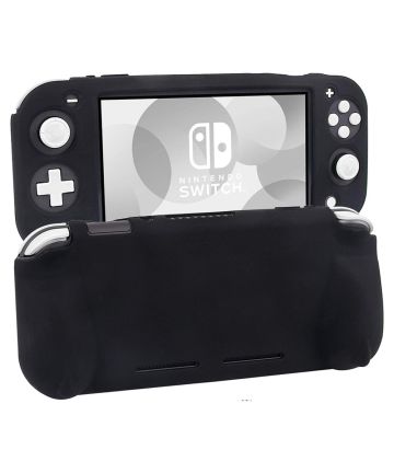 Nintendo Switch Lite Hoesje Flexibele Siliconen Back Cover Zwart Hoesjes