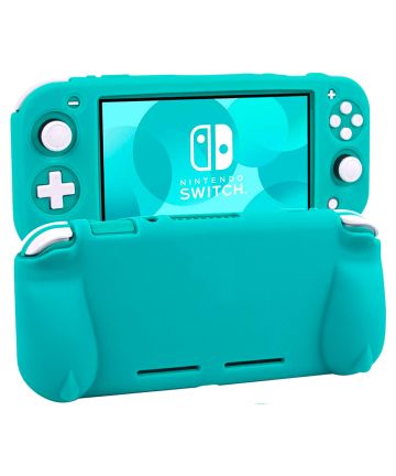 Nintendo Switch Lite Hoesje Flexibele Siliconen Back Cover Blauw Hoesjes