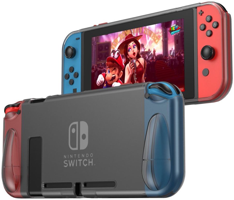 Nintendo Switch Hoesje Dun TPU Protection Cover Matte Transparant afbeelding 5