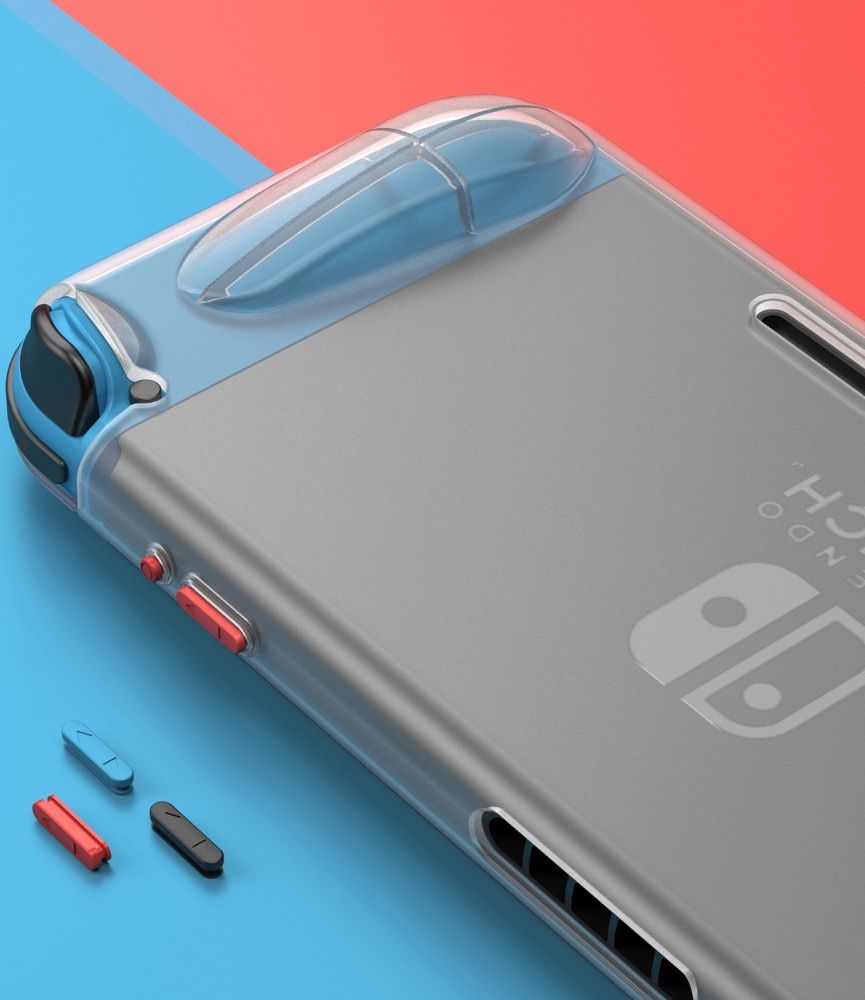 Nintendo Switch Hoesje Dun TPU Protection Cover Matte Transparant afbeelding 7