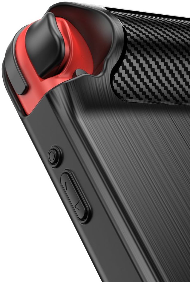 Nintendo Switch Hoesje Geborsteld TPU Flexibele Cover Zwart afbeelding 10