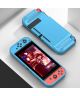 Nintendo Switch Hoesje Geborsteld TPU Flexibele Cover Blauw