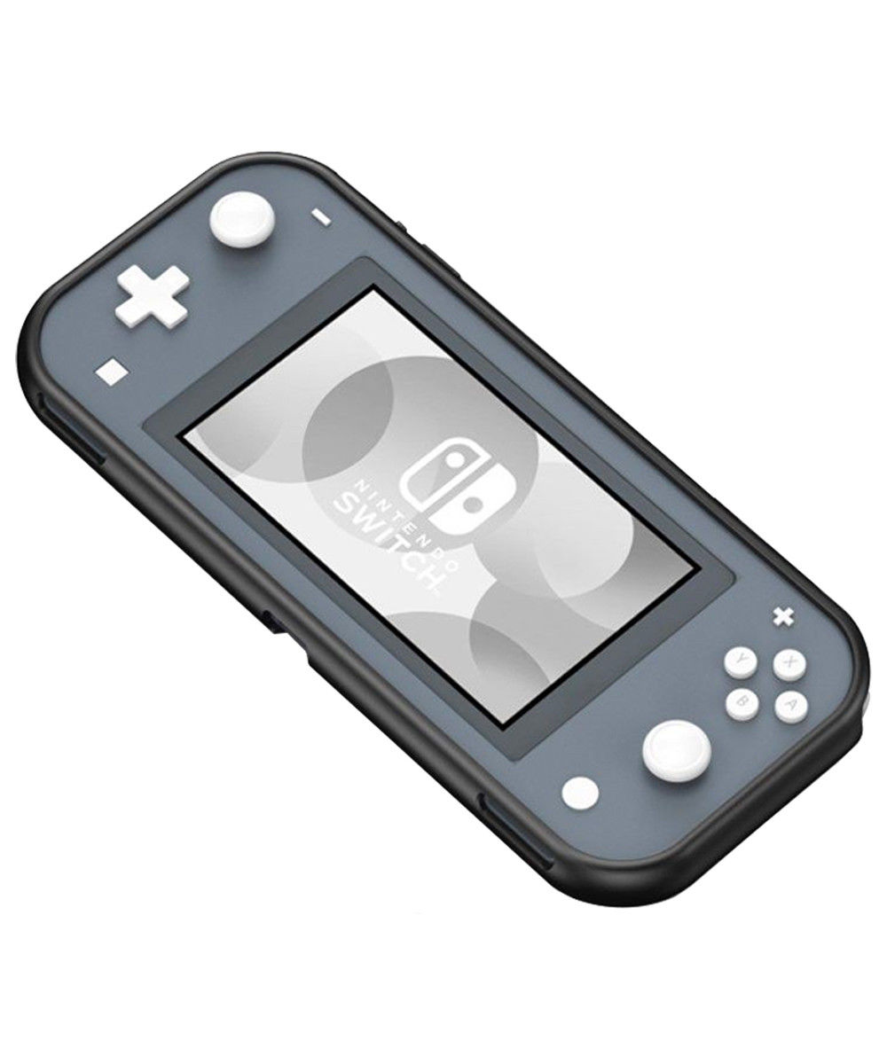 Nintendo Switch Lite Hoesje Geborsteld TPU Flexibele Cover Zwart afbeelding 2