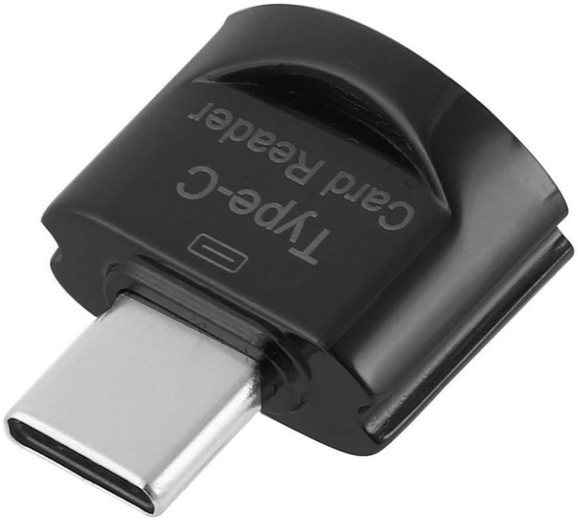 USB-C SD Kaartlezer voor Laptop / Smartphone Zwart afbeelding 6