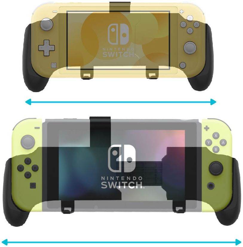 Houder voor Ergonomisch Gamen/Grip Nintendo Switch/Switch Lite Zwart afbeelding 5