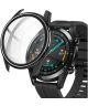 Huawei Watch GT 2 42MM Hoesje Hard Plastic met Tempered Glass Zwart