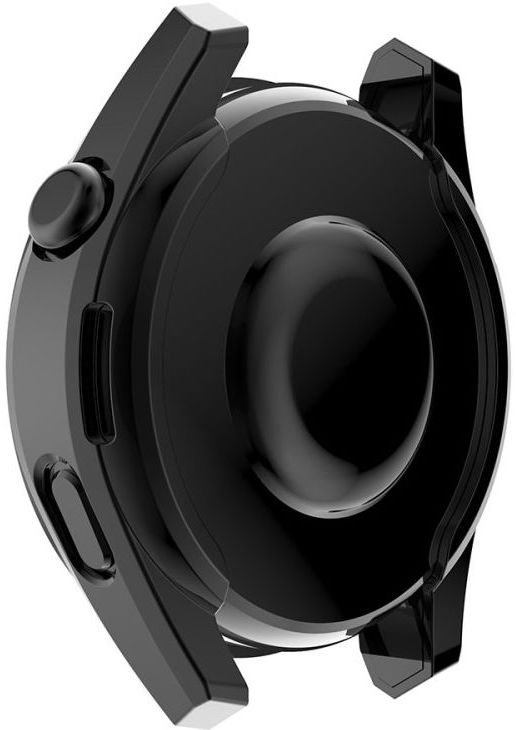 Huawei Watch 3 Pro Hoesje Hard Plastic met Tempered Glass Zilver afbeelding 3
