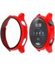 Huawei Watch 3 Case Hard Plastic Bumper met Tempered Glass Rood