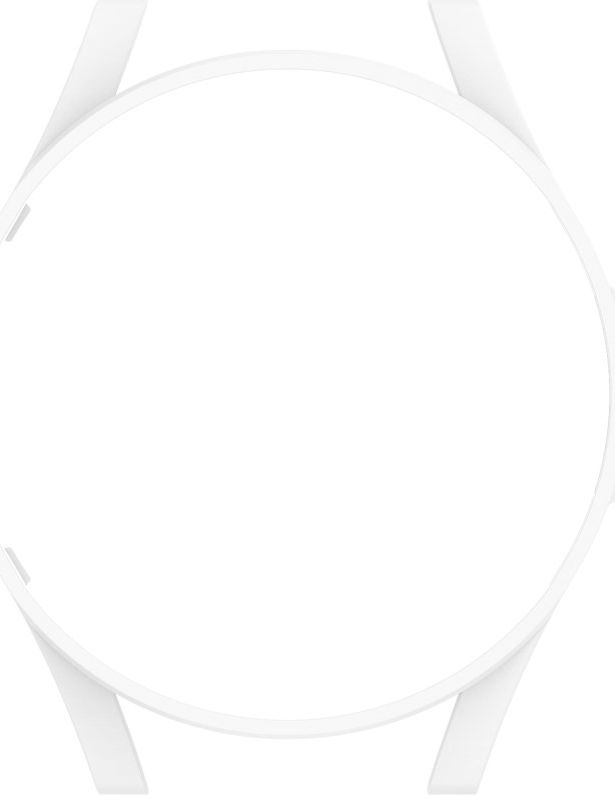 Samsung Galaxy Watch 4 Classic 42MM Hoesje - Hard Plastic Bumper - Wit afbeelding 5