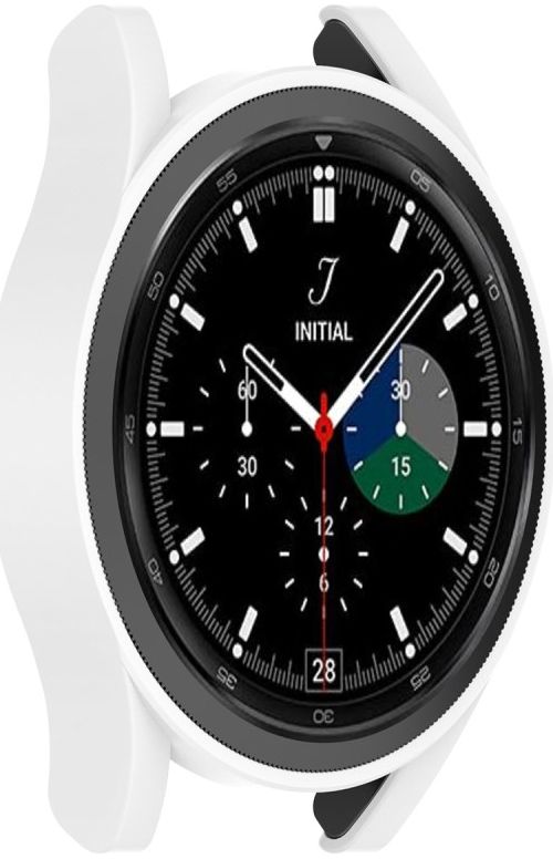 Samsung Galaxy Watch 4 Classic 42MM Hoesje - Hard Plastic Bumper - Wit afbeelding 6