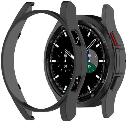 Samsung Galaxy Watch 4 Classic 42MM Hoesje - Hard Plastic Bumper - Zwart afbeelding 2