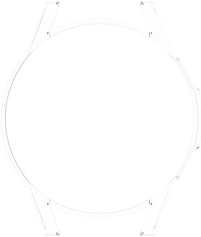 Samsung Galaxy Watch 4 Classic 42MM Hoesje - Hard Plastic Bumper - Clear afbeelding 6