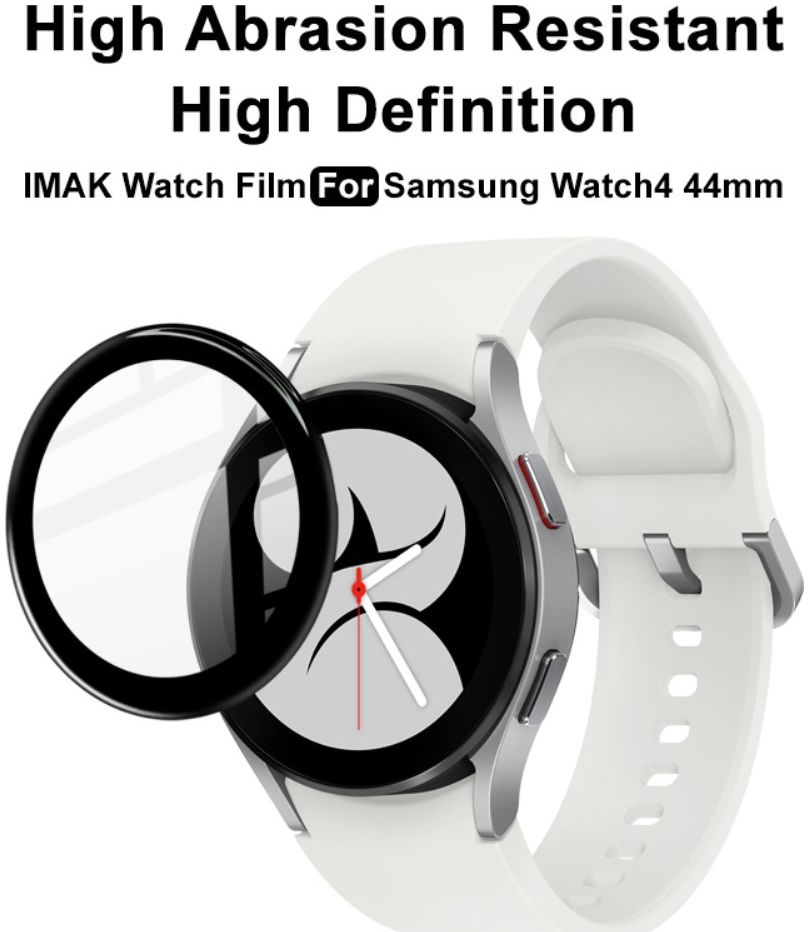 Imak Samsung Galaxy Watch 4 44MM Screen Protector Display Folie Zwart afbeelding 5