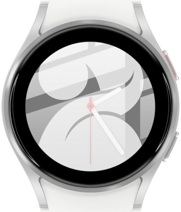 Imak Samsung Galaxy Watch 4 44MM Screen Protector Display Folie Zwart afbeelding 3