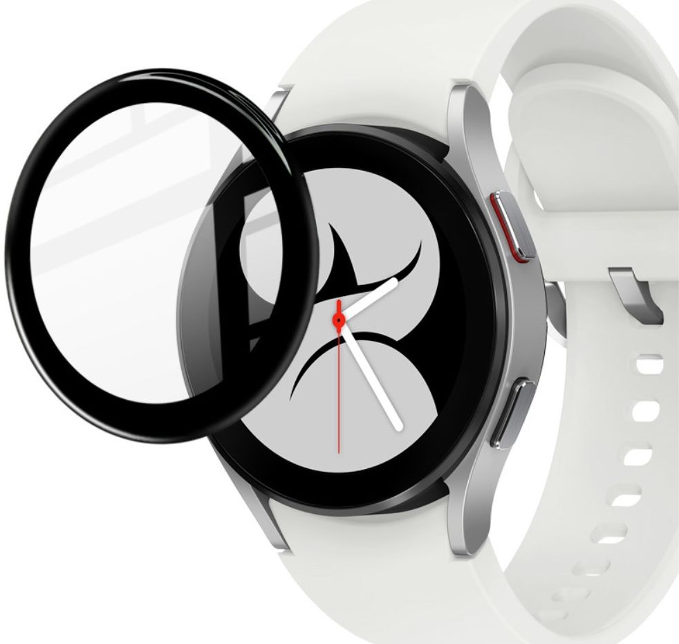 Imak Samsung Galaxy Watch 4 44MM Screen Protector Display Folie Zwart afbeelding 8