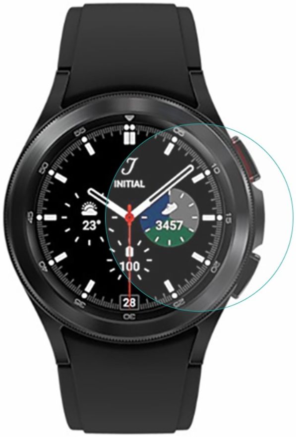 Samsung Galaxy Watch 4 Classic 46MM Screen Protector - Display Folie afbeelding 1