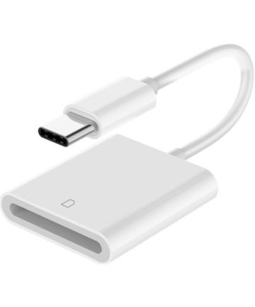 USB-C Adapter met SD-Kaartlezer voor Laptop, Tablet of Smartphone Kabels