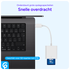 USB-C Adapter met SD-Kaartlezer voor Laptop, Tablet of Smartphone afbeelding 2