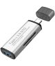Compacte USB-C Kaartlezer Voor USB / Micro-SD / SD Kaart Wit